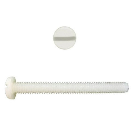 Hillman 1/4"-20 x 2-1/2 in Phillips Pan Machine Screw, Plain Stainless Steel 59533